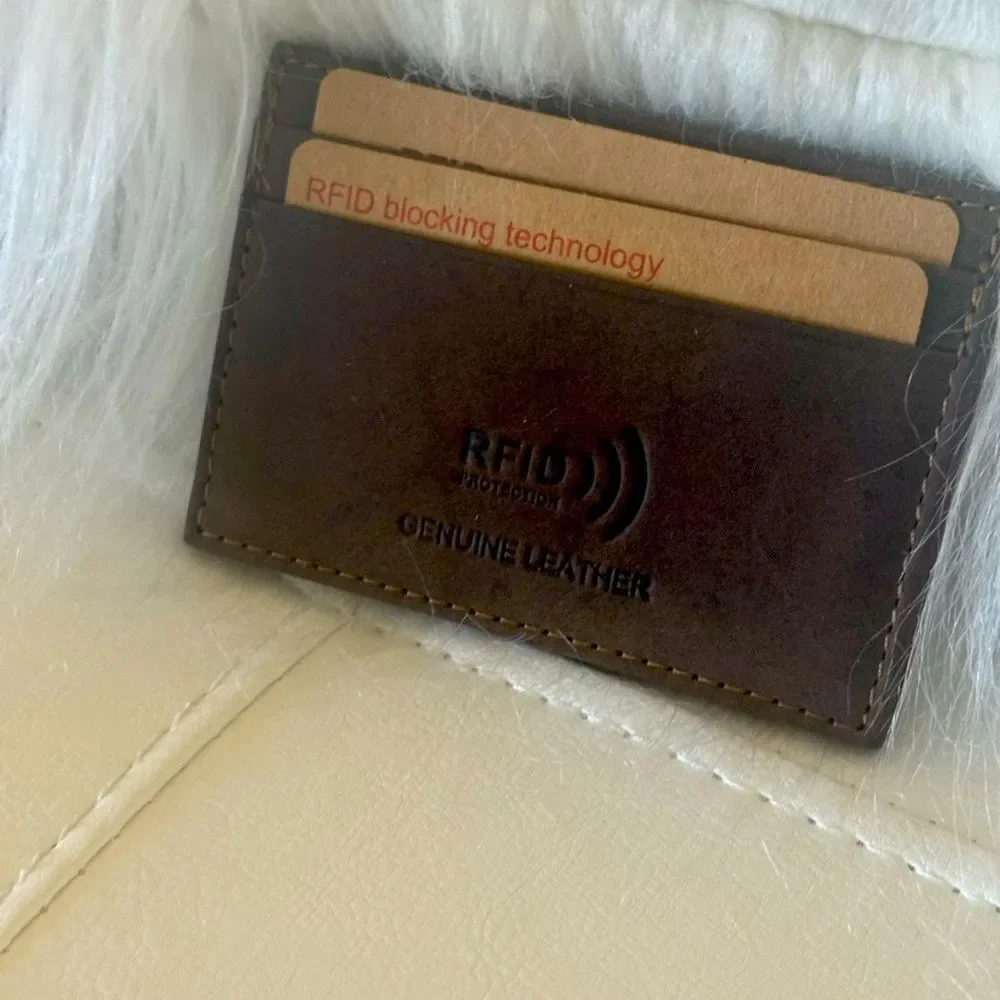 Khaki Brown Front Money Clip Wallet with Integrated Bottle Opener.